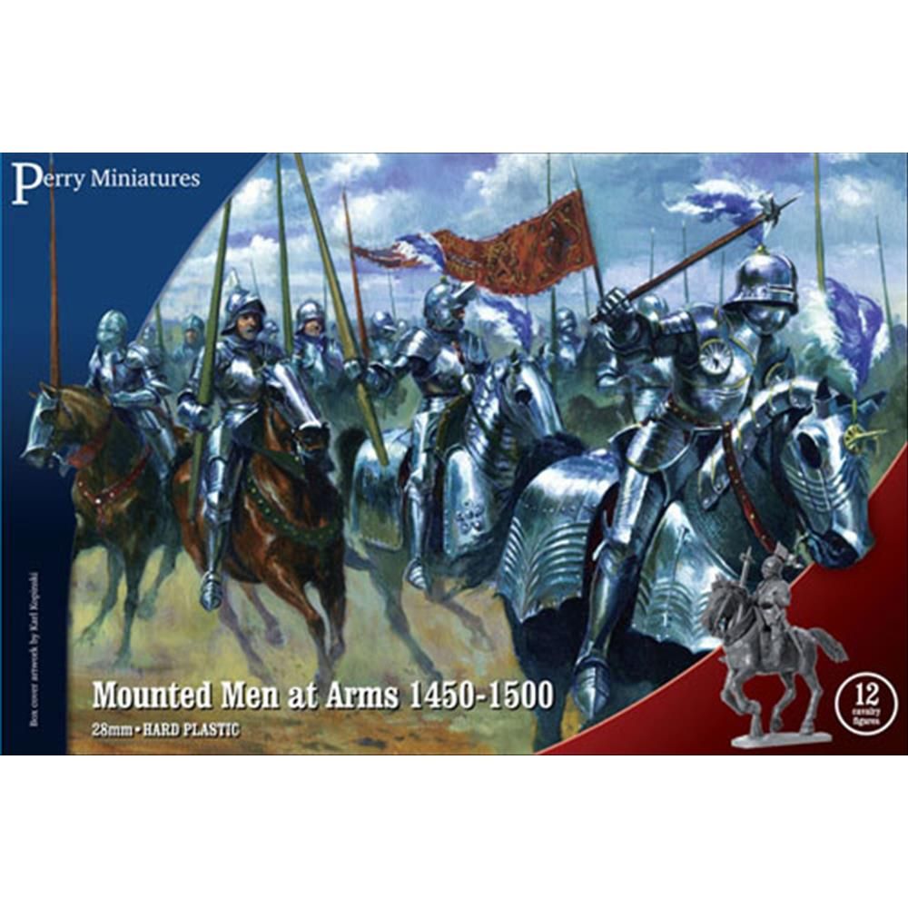 28mm Mounted Men at Arms 1450-1500