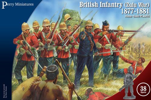 28mm British Infantry Zulu War 1877-1881 (40 Figures)