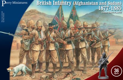 28mm British Infantry in Afghanistan and Sudan 1877-1885 (36 Figures)