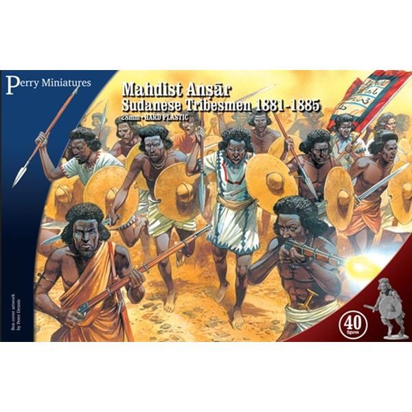 28mm Mahdist Ansar- Sudanese Tribesman 1881-1885 (40 Figures)