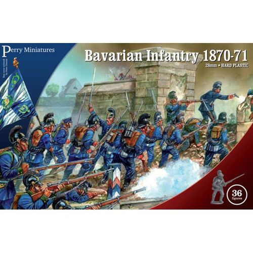 28mm Franco-Prussian War - Bavarian Infantry 1870-1871 (36 Figures)