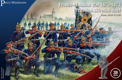 28mm Franco-Prussian War 1870-1871 - Prussian Infantry Skirmish (39 Figures)