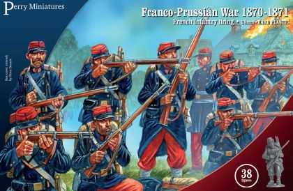 28mm Franco-Prussian War - French Infantry Firing Line