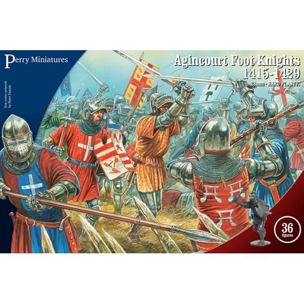 28mm Agincourt Foot Knights (36 Knights / Men at Arms)