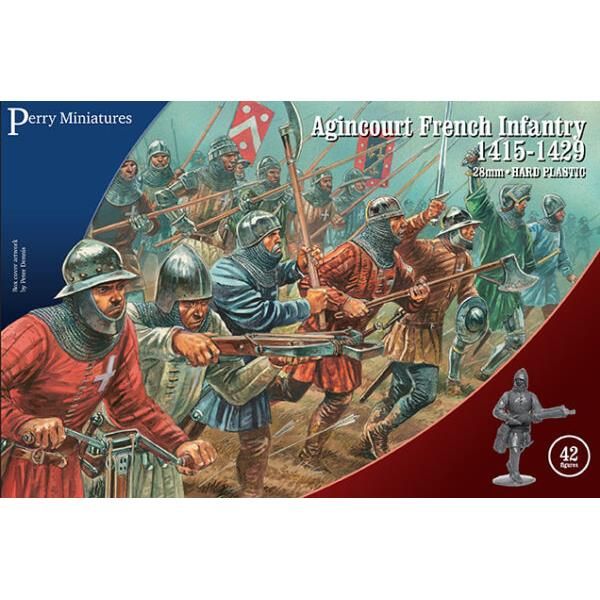 28mm Agincourt French Infantry 1415-1429 (42 Figures)
