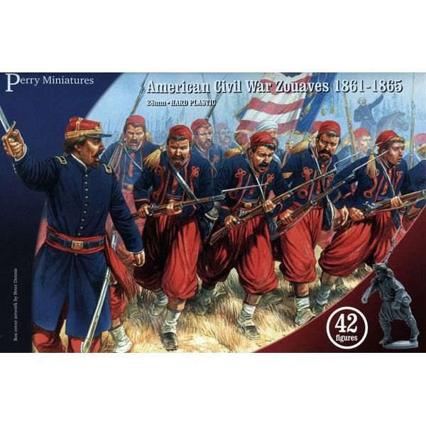 28mm American Civil War - Zouaves 1861-1865 (42 Figures)