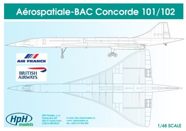 1:48 Aerospatiale BAC Concorde 101/102