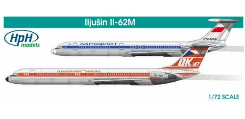 1:72 Iljushin Il-62 - Decals Aeroflot and OK Jet