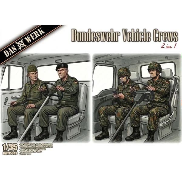 1:35 Bundeswehr Vehicle Crews 2 in 1 ( 4 Figures )