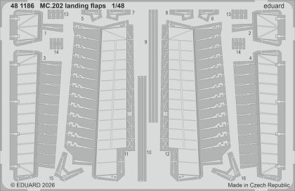 1:48 Macchi MC.202 - Landing Flaps (for Italeri Kits)