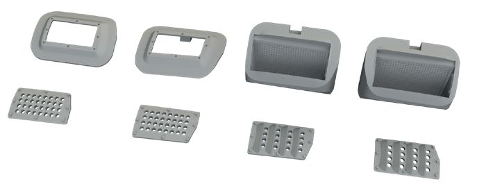 1:32 P-51 B/C Mustang - Nose Perforated Panels (for Eduard Kits / 3D-Printed)