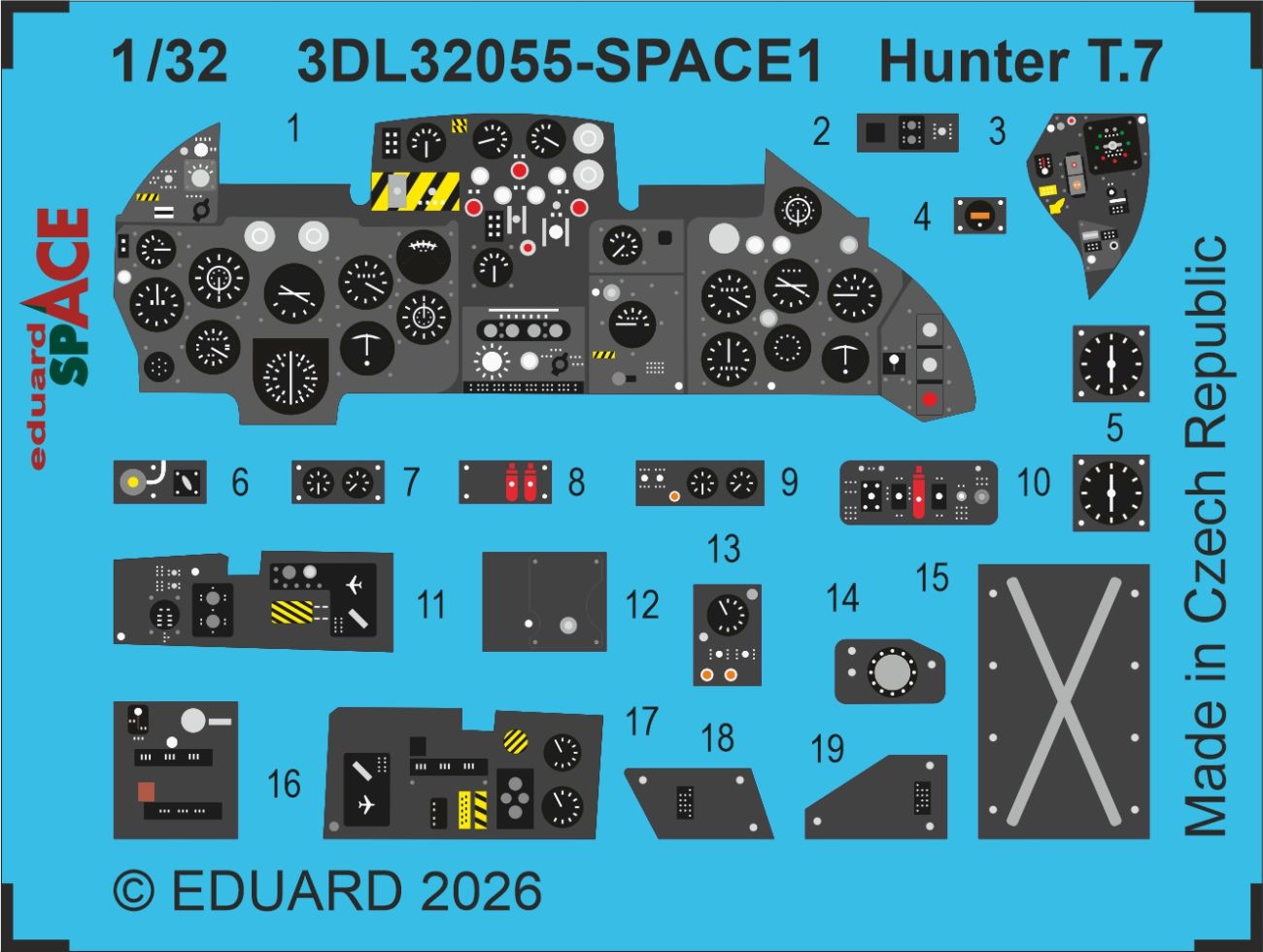 1:32 Hawker Hunter T.7 - Space Set (for Revell Kits)
