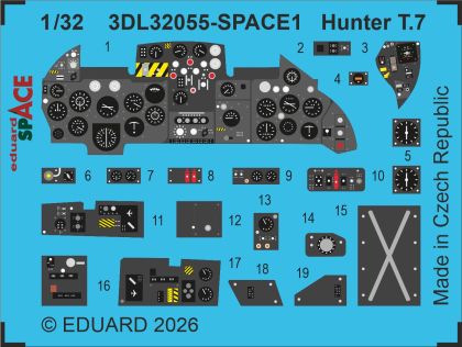1:32 Hawker Hunter T.7 - Space Set (for Revell Kits)