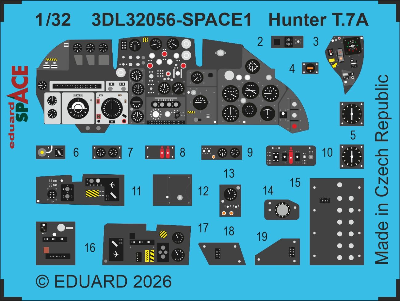 1:32 Hawker Hunter T.7 A - Space Set (for Revell Kits)