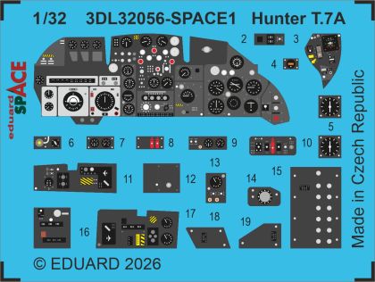 1:32 Hawker Hunter T.7 A - Space Set (for Revell Kits)