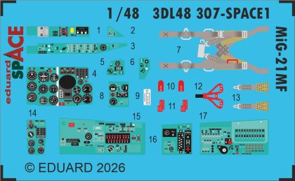 1:48 MiG-21 MF - Space Set (for Rye Field Model Kits)