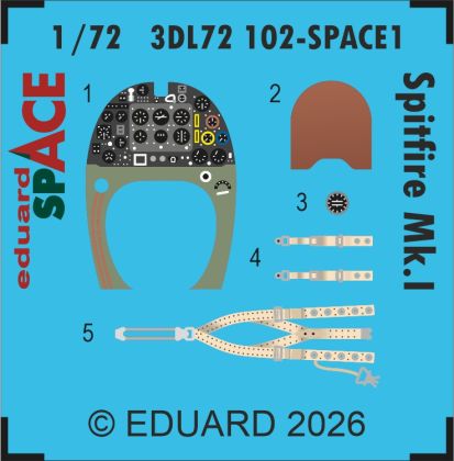 1:72 Spitfíre Mk.I - Space Set (for Eduard Kits)