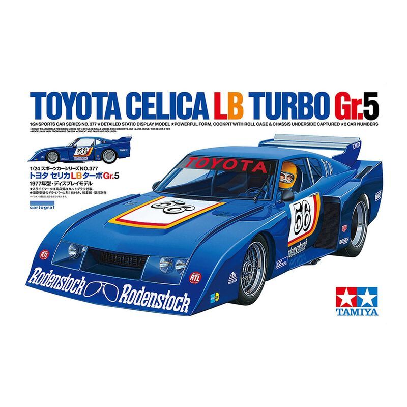 1:24 Toyota Celica LB Turbo Gr.5