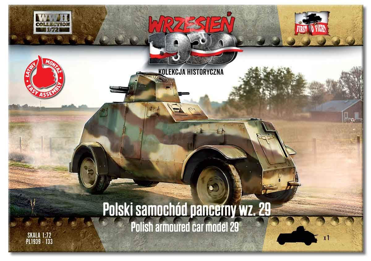 1:72 Polish armoured car model 29