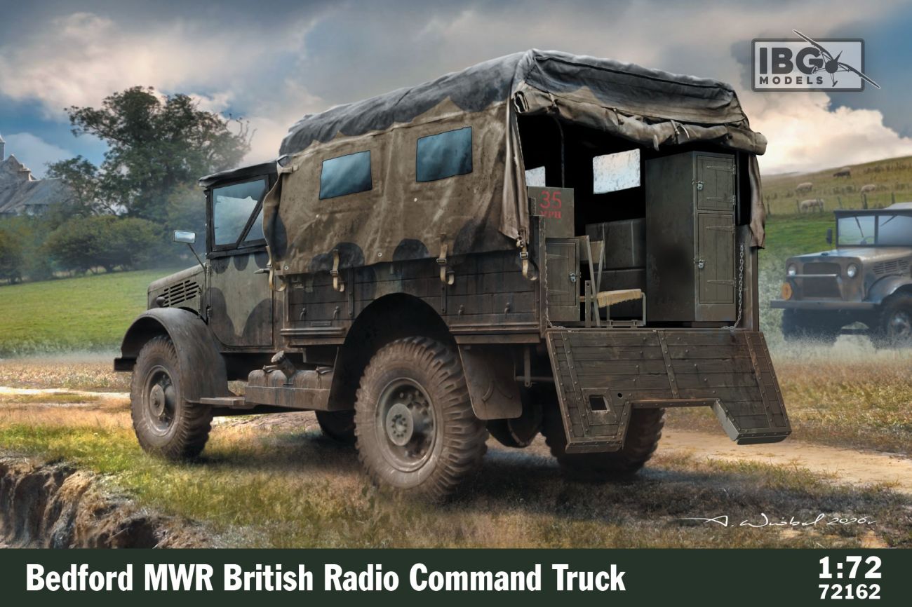 1:72 Bedford MWR British Radio Command Truck