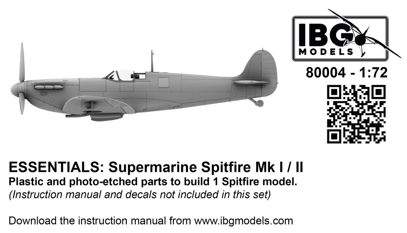 1:72 ESSENTIALS: Supermarine Spitfire Mk.I/II