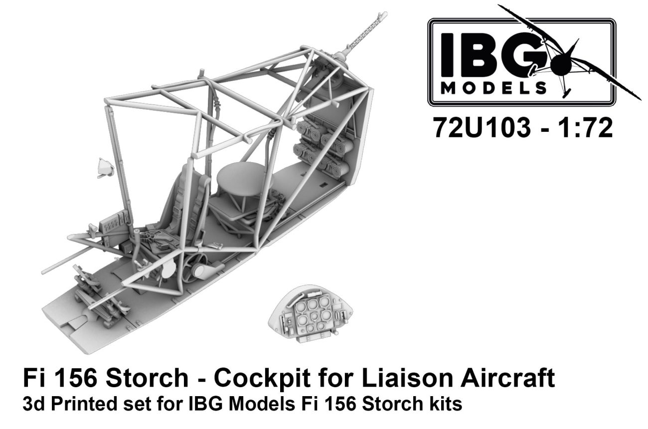1:72 Fieseler Fi-156C-2 Storch - Cockpit for Liaison Aircraft