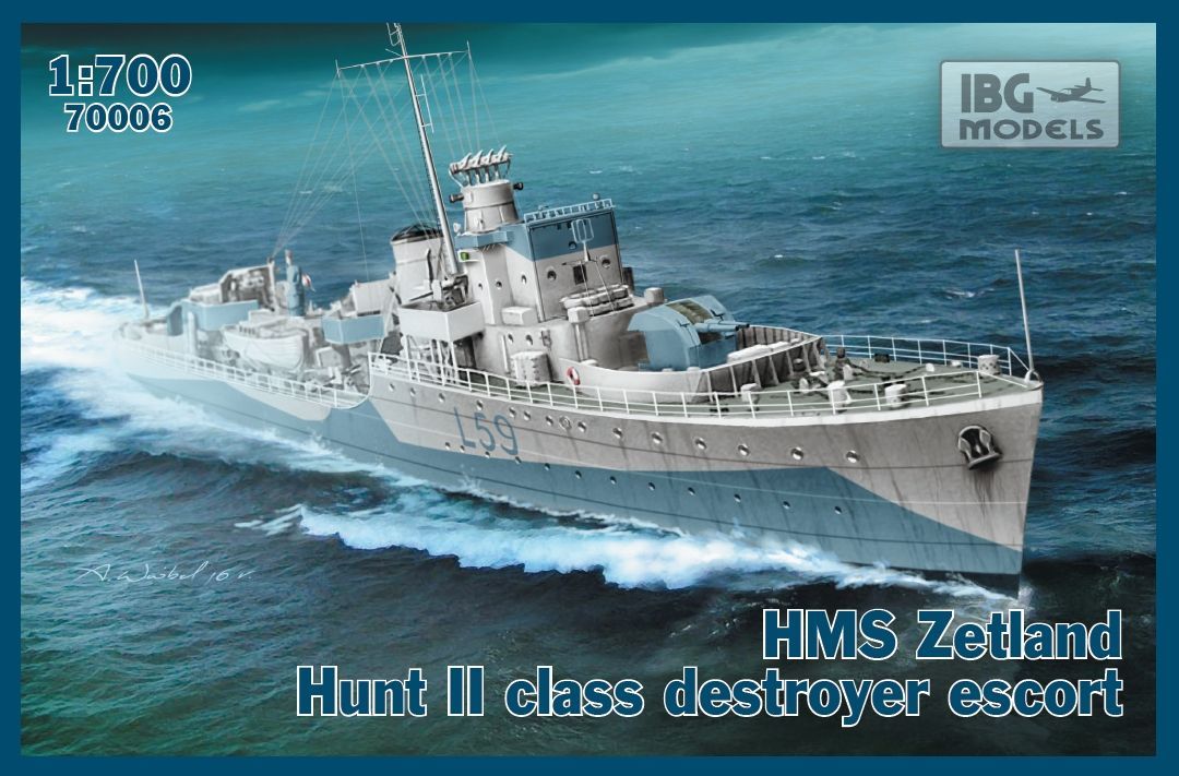 1:700 HMS Zetland 1942