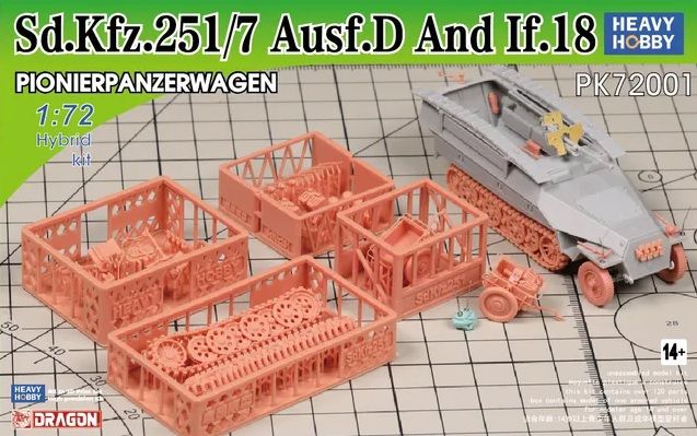 1:72 Sd.Kfz.251/7 Ausf.D And If.18