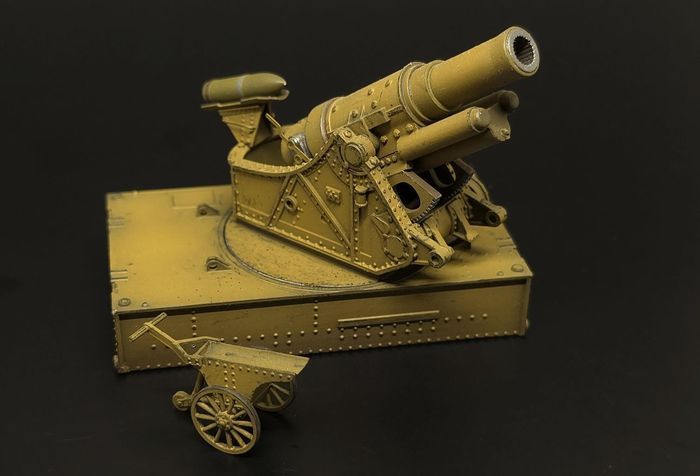 1:48 Skoda 30,5cm SIEGE HAUBITZE Czech/German heavy howitzer
