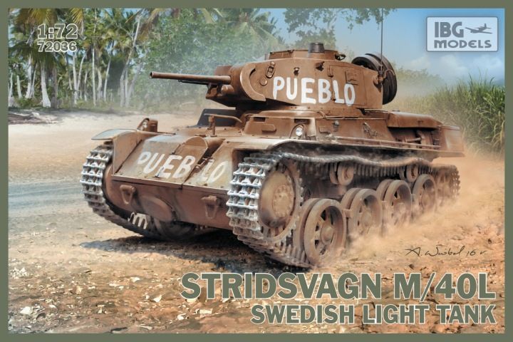 1:72 Stridsvagn m/40 L