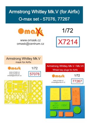 1:72 Armstrong Whitley Mk.V O-max set (for Airfix)