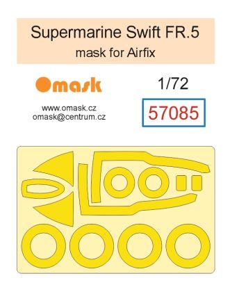 1:72 Supermarine Swift FR.5 mask (for Airfix)