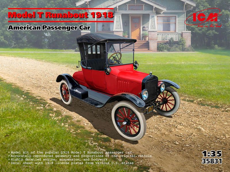 1:35 Model T Runabout 1918