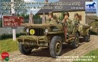 1:35 GPW 1/4 ton 4x4 Utility Track Mod.1942 w/10-CWT & Airborne Crew