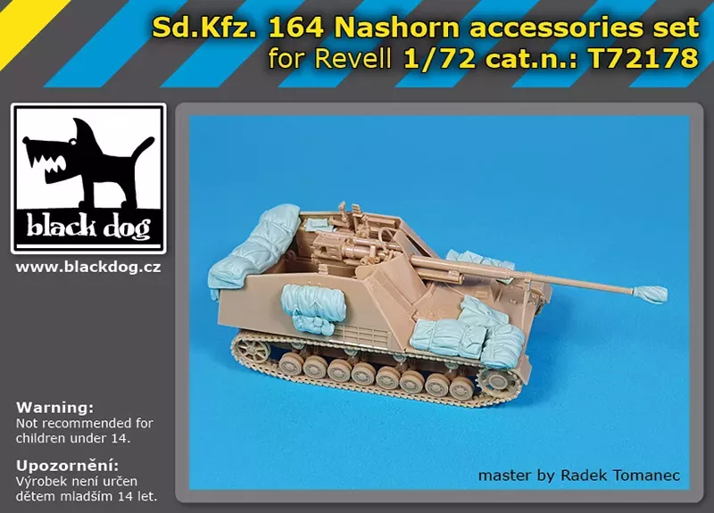 1:72 Sd.Kfz. 164 Nashorn accessories set for Revell