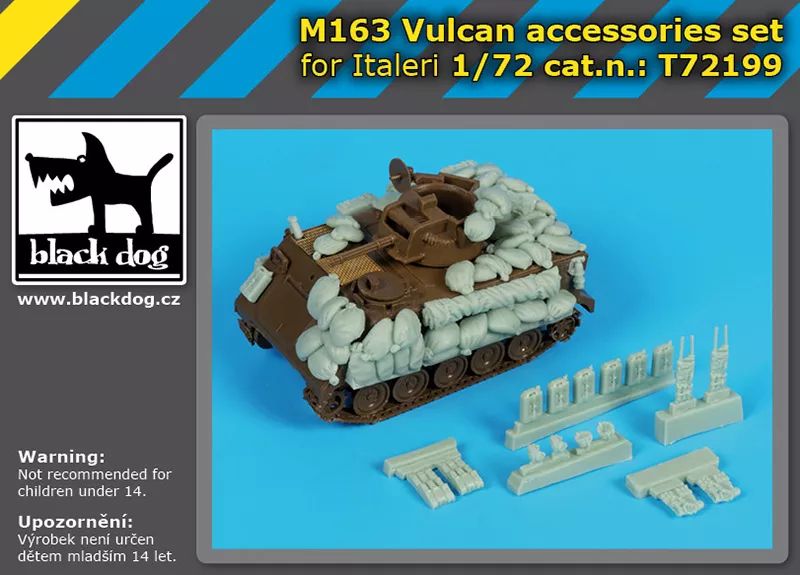 1:72 M163 Vulcan - Accessories Set (for Italeri Kits)
