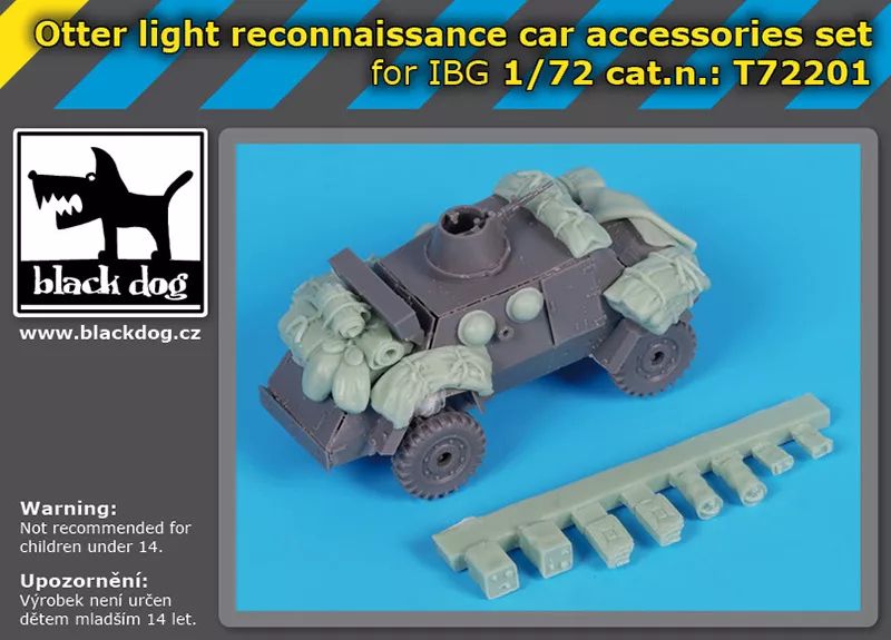 1:72 Otter Light Reconnaissance Car - Accessories Set (for IBG Kits)