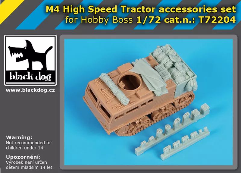 1:72 M4 High Speed Tractor - Accessories Set (for Hobby Boss Kits)