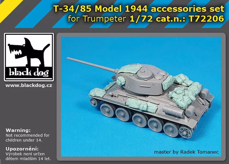 1:72 T-34/85 Model 1944 - Accessories Set (for Trumpeer Kits)
