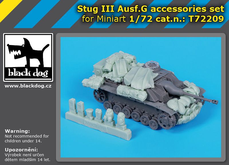 1:72 Stug III Ausf.G - Accessories Set (for MiniArt Kits)