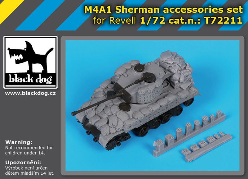 1:72 M4A1 Sherman - Accessories Set (for Revell Kits)