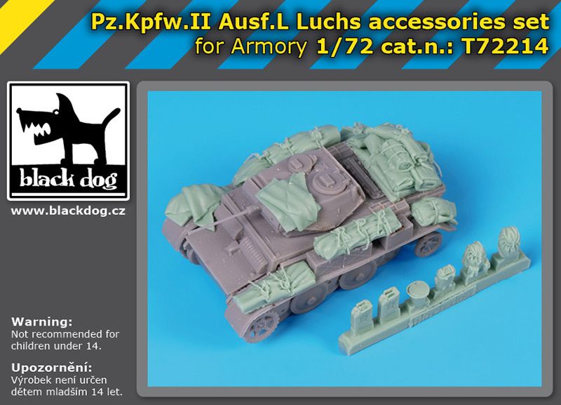 1:72 Pz.Kpfw.II Ausf.L Luchs - Accessories Set (for Armory kits)