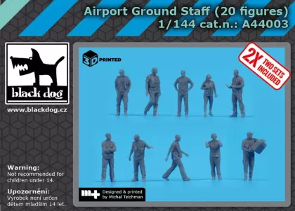 1:144 Airport ground staff (20 figures)