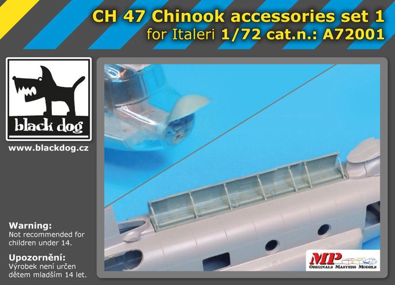 1:72 CH-47 Chinook accessories set for Italeri