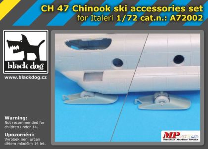 1:72 CH-47 Chinook ski accessories set for Italeri
