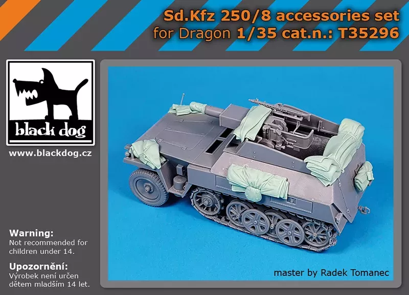 1:35 Sd.Kfz 250/8 accessories set for Dragon