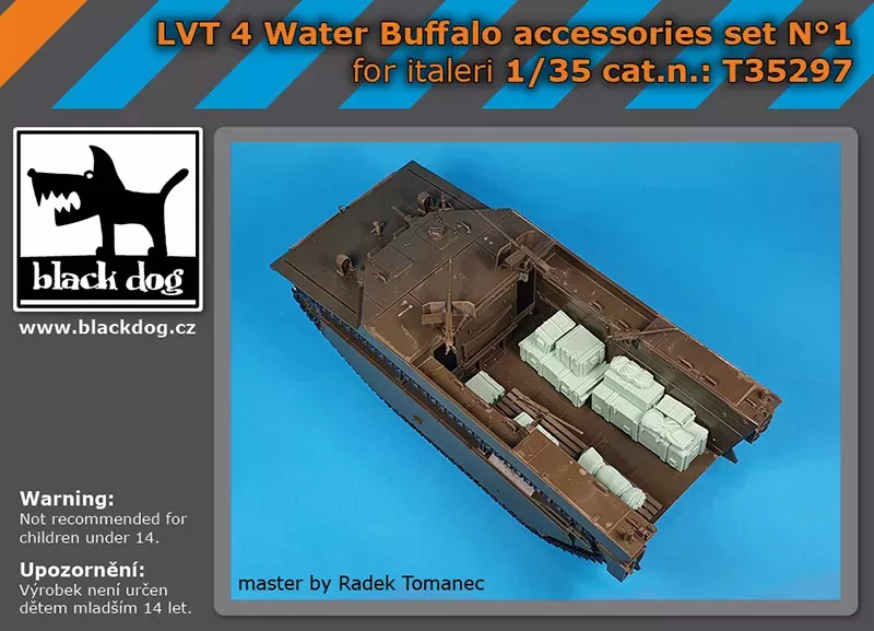 1:35 LVT-4 Water Buffalo accessories set N°1 for Italeri