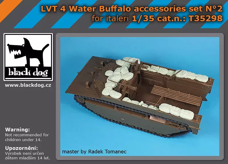 1:35 LVT-4 Water Buffalo accessories set N°2 for Italeri