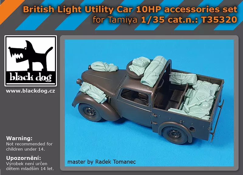 1:35 British Light Utility Car 10HP - Accessories Set (for Tamiya Kits)