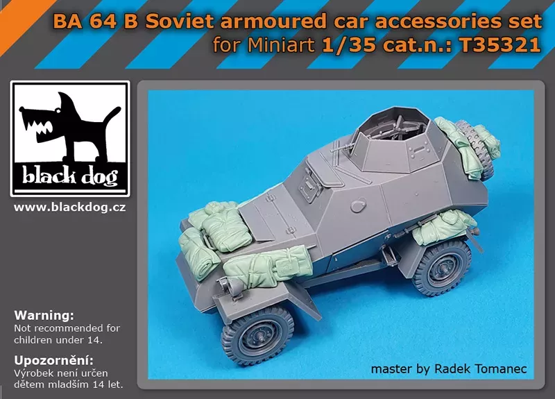 1:35 BA 64 B Soviet Armoured Car - Accessories Set (for MiniArt Kits)